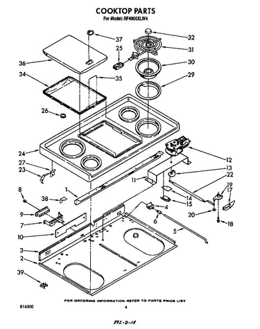 Cook top
