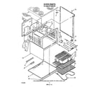 Whirlpool RF4400XLW4 oven diagram