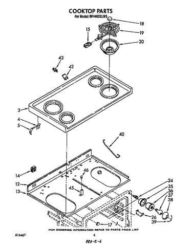 Cook top