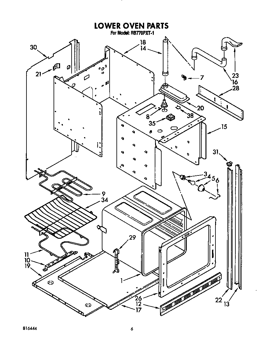 Lower oven