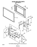 Door and latch