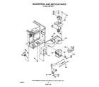 Whirlpool RM778PXT1 magnetron and airflow diagram