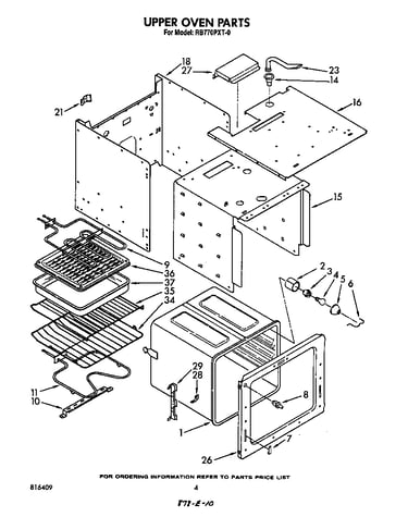 Upper oven