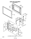 Door and latch