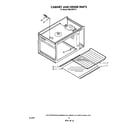 Whirlpool RM778PXT0 cabinet and hinge diagram