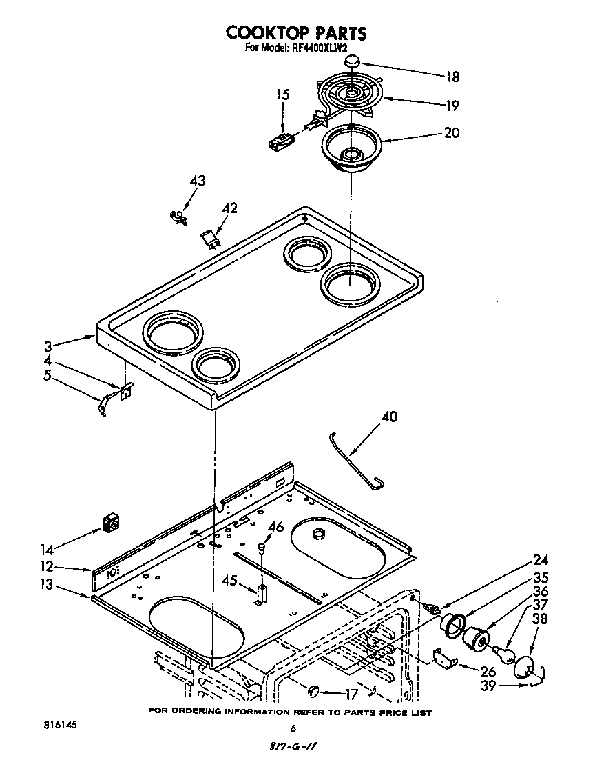 Cook top