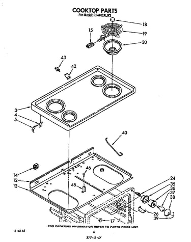Cook top