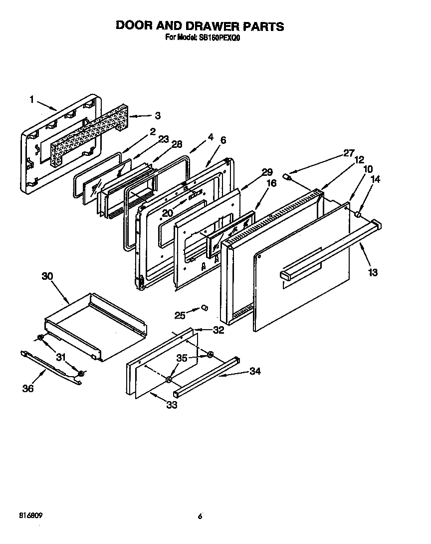Door and drawer