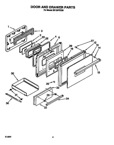 Door and drawer