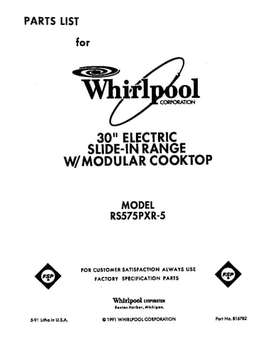Front cover