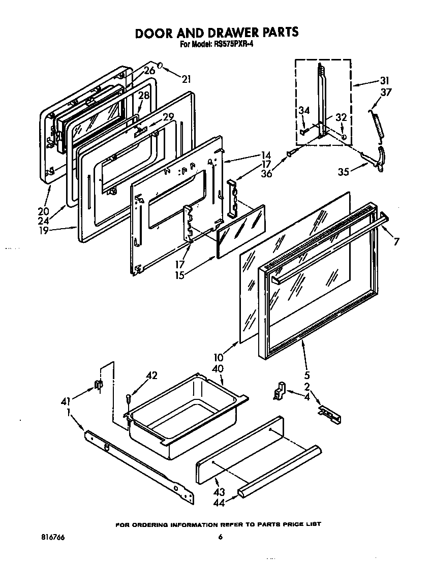 Door and drawer