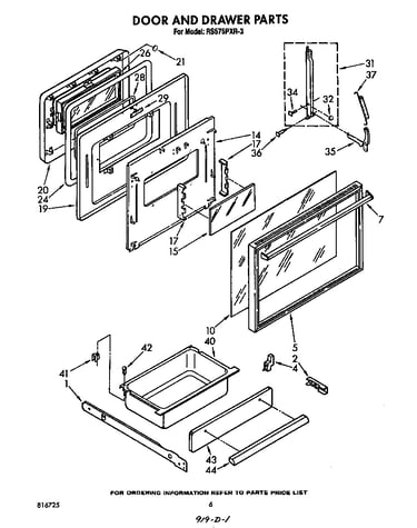 Door and drawer