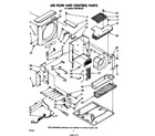 Whirlpool AHF25040 airflow and control diagram