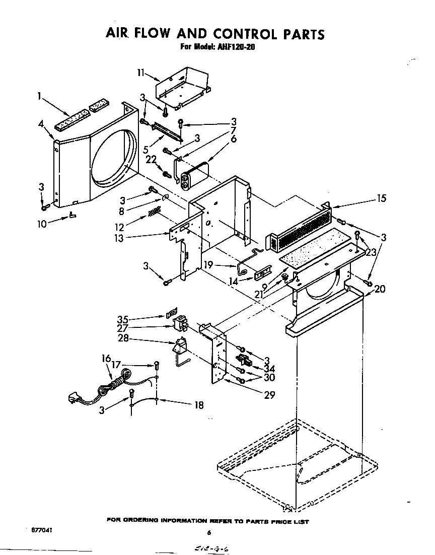 Air flow and control parts