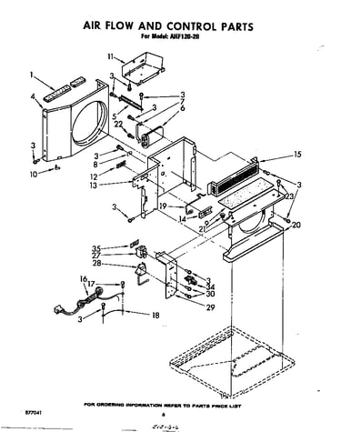 Air flow and control parts