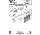 Whirlpool ACFE0940 cabinet and front diagram