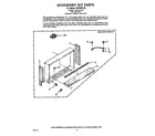 Whirlpool ACFW0940 accessory kit parts diagram