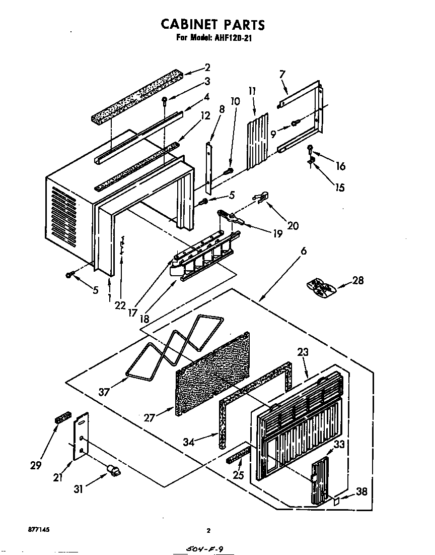 CABINET PARTS