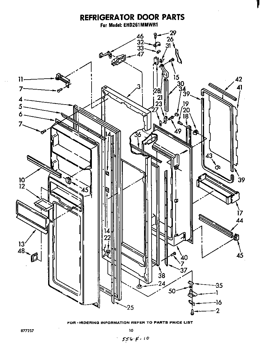 Refrigerator door