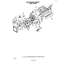 Whirlpool 3ECKMF8 icemaker assembly diagram