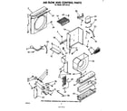 Whirlpool AHF13522 air flow and control diagram