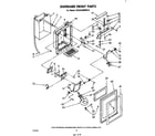 Whirlpool EHD253SMWR0 dispenser front diagram