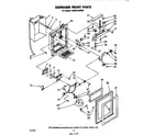 Whirlpool EHD261SSWR1 dispenser front diagram