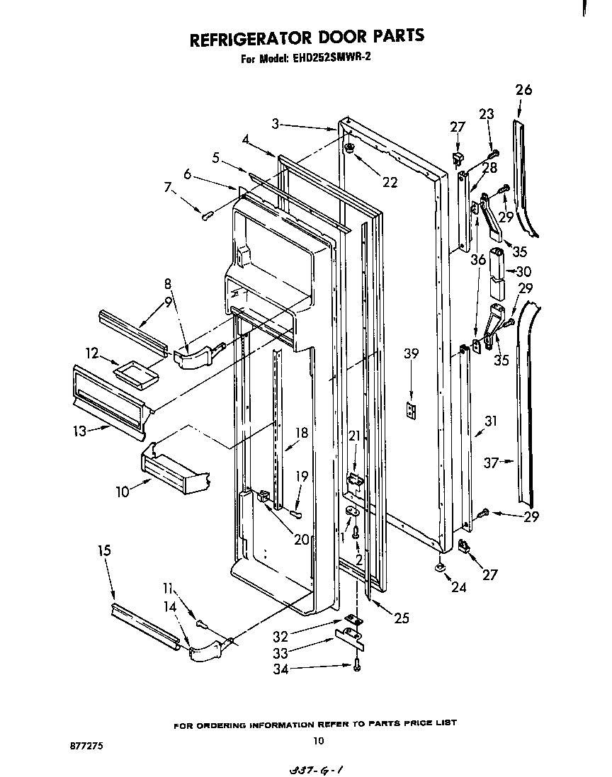 Refrigerator door
