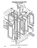 Refrigerator door