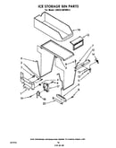 Ice storage bin
