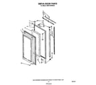 Whirlpool EHD221MTWR2 serva-door diagram