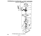 Whirlpool EHC511 motor housing and motor diagram