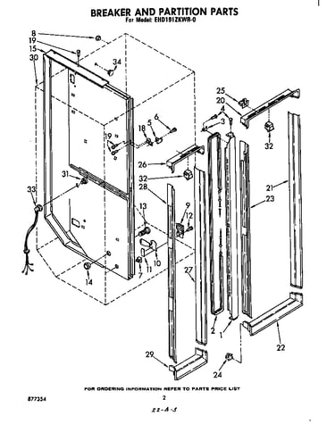Breaker and partition
