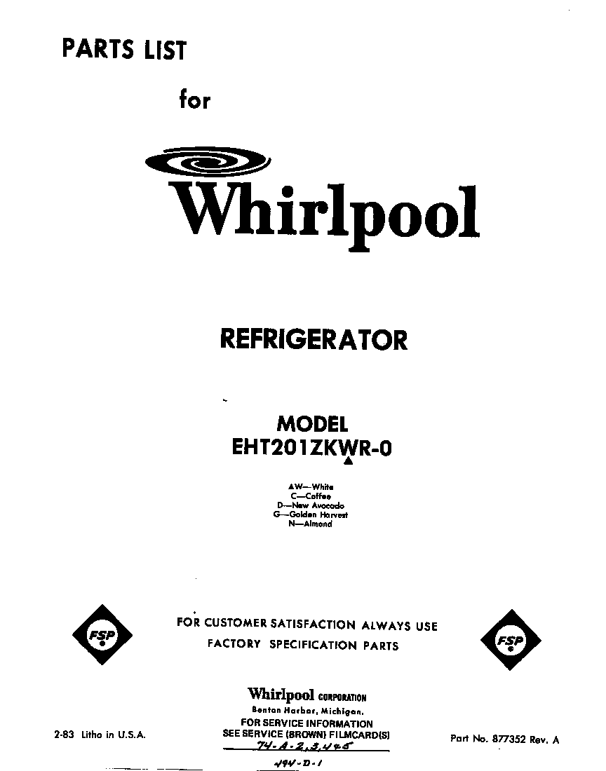 Front cover