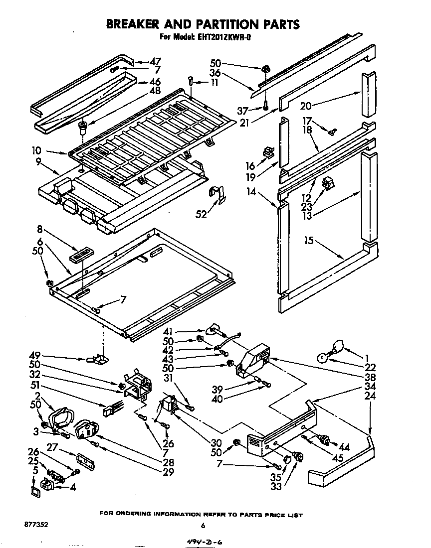 Breaker and partition
