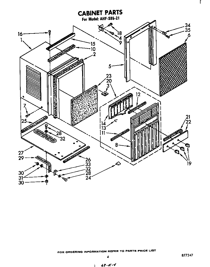 Cabinet parts
