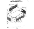 Whirlpool CCH12AEK hood and back diagram