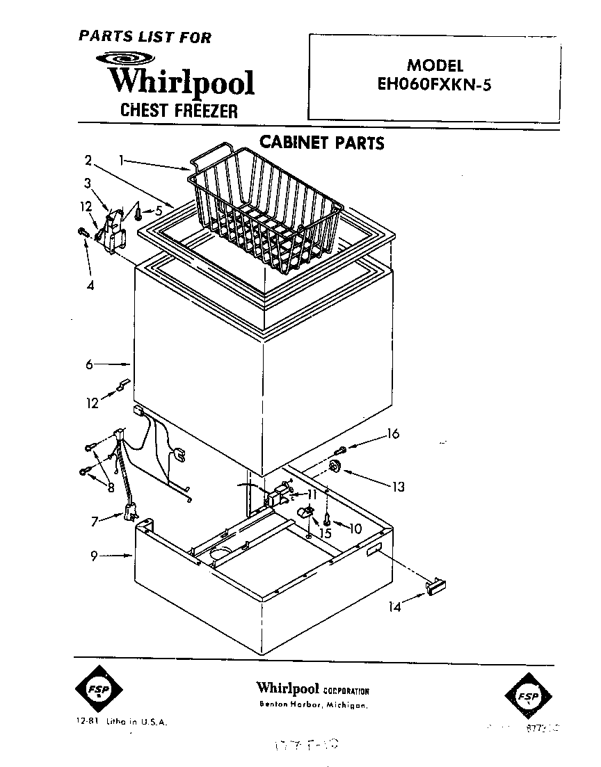 Parts diagram
