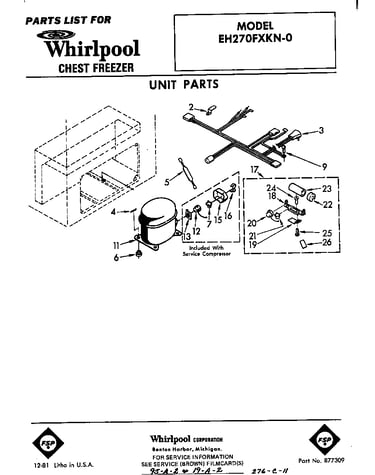Parts diagram