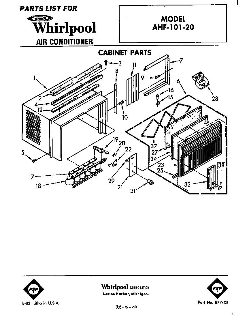 CABINET PARTS