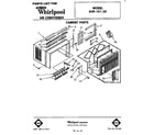 Whirlpool AHF10120 cabinet parts diagram