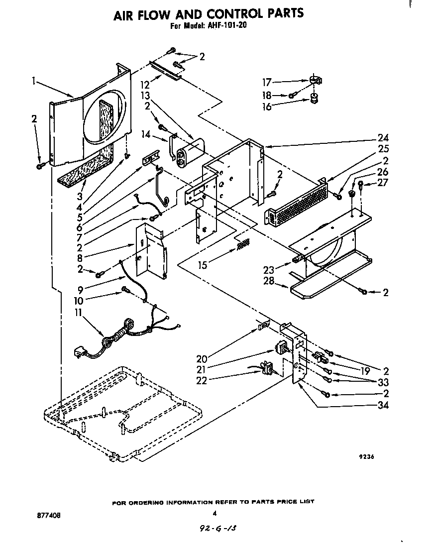 Air flow and control parts