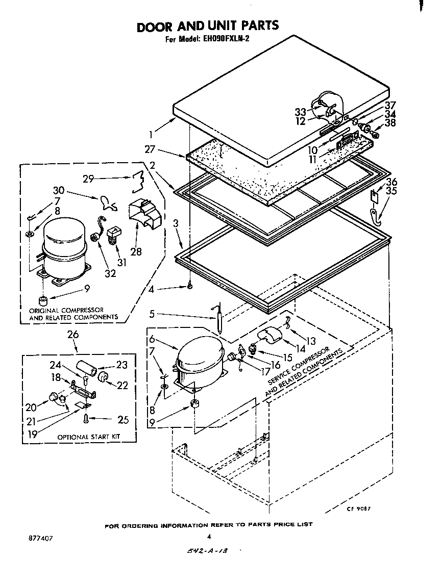 DOOR/UNIT PARTS