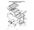Whirlpool ET14JKXLWR0 compartment separator and control diagram