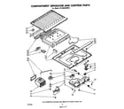 Whirlpool ET14AKXLWR0 compartment separator and control diagram