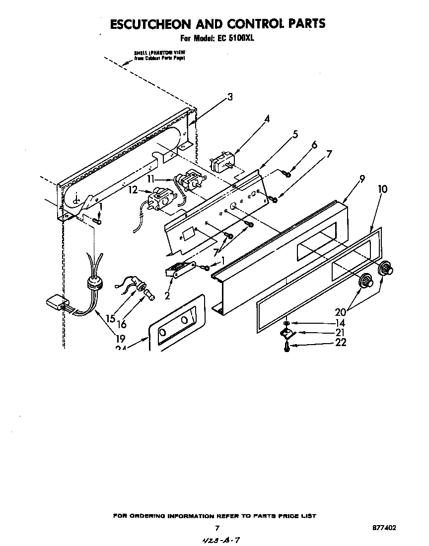 ESCUTCHEON AND CONTROL