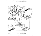 Whirlpool AHFP5021 air flow and control parts diagram