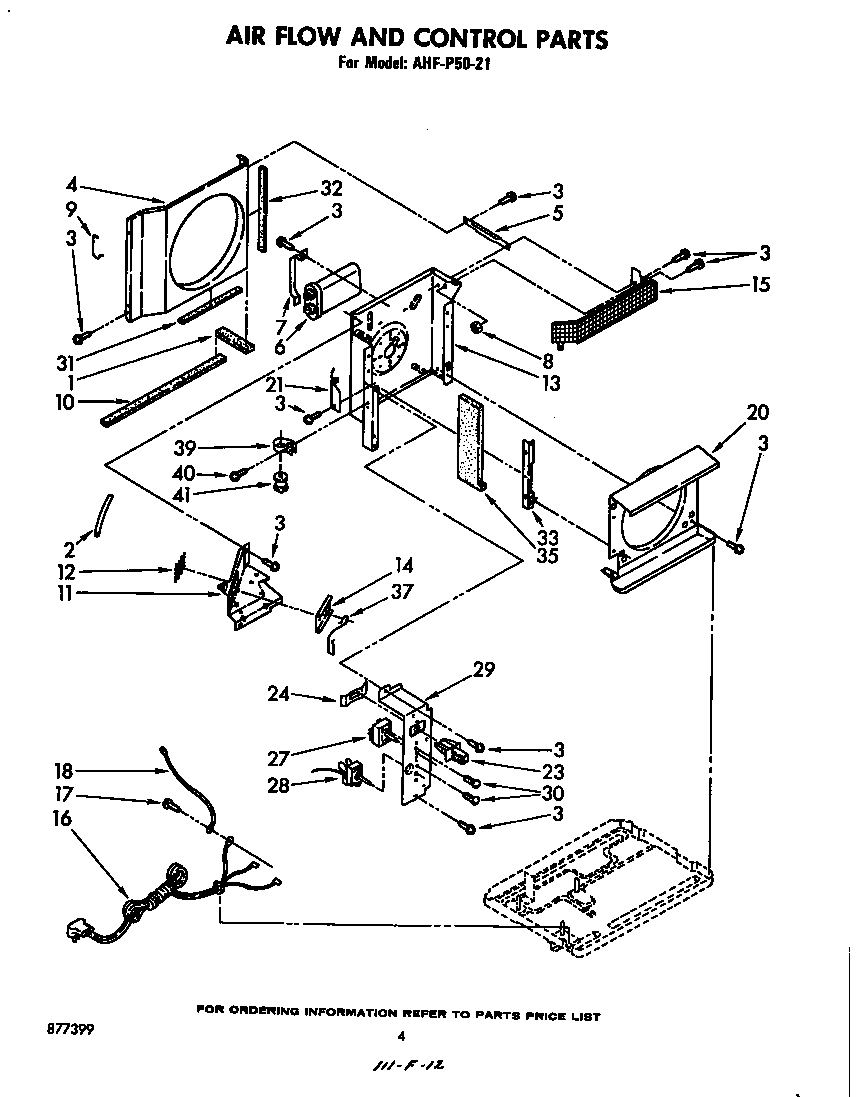 Air flow and control parts