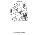 Whirlpool AHFP5021 cabinet parts diagram