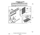 Whirlpool ALF21040 accessory kit diagram